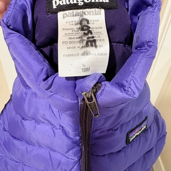 Patagonia Purple Puffer Jacket - Picture 2 of 2